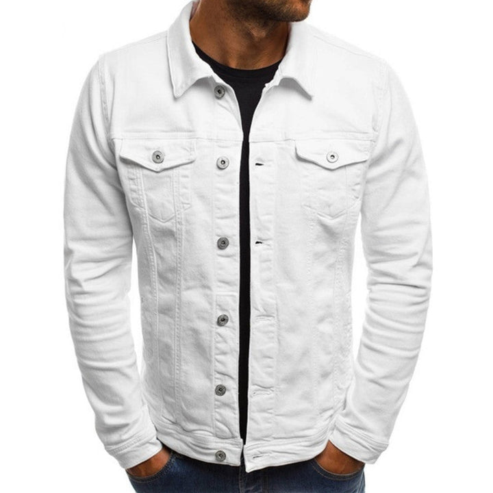 Slim Fit Denim Jacket for Men