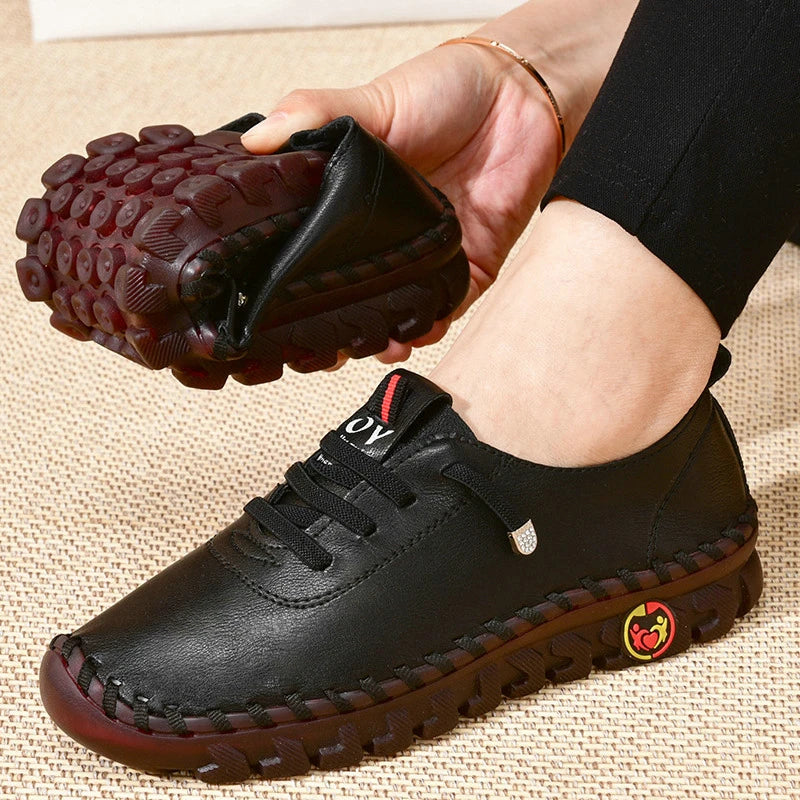 Platform Lace-Up Loafers for Women