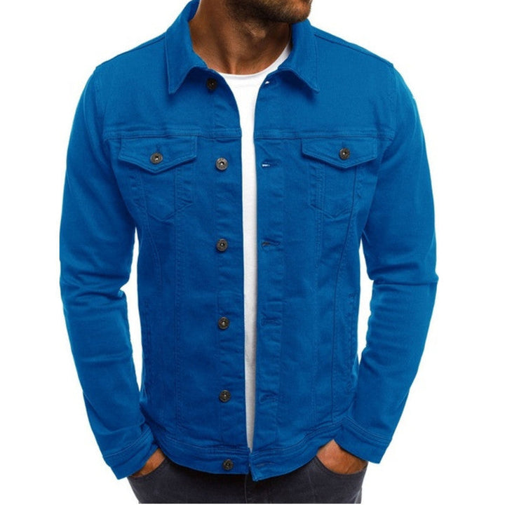 Slim Fit Denim Jacket for Men