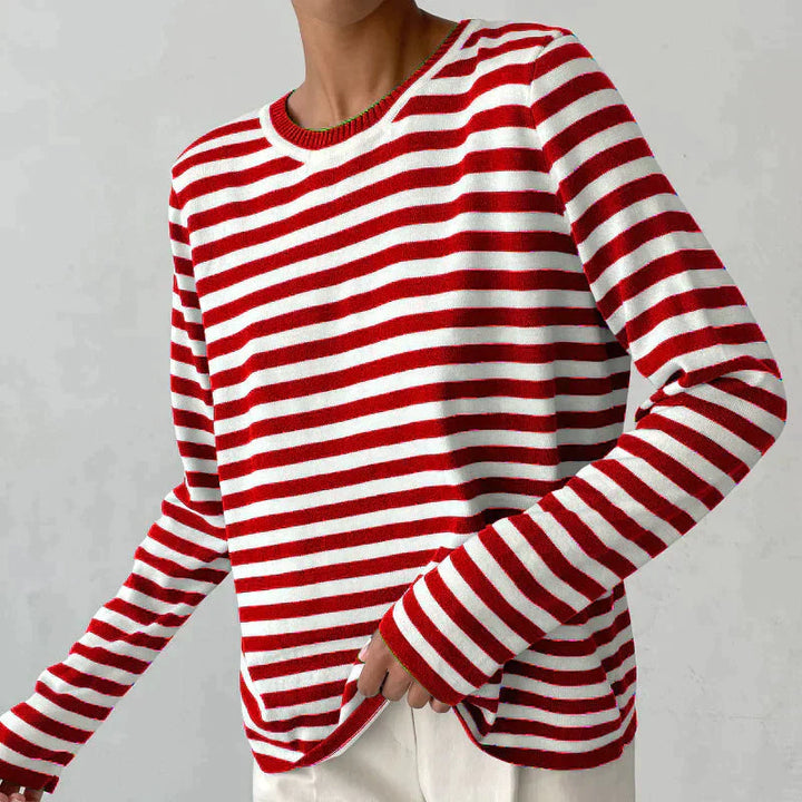 Striped Comfy Sweater for Women