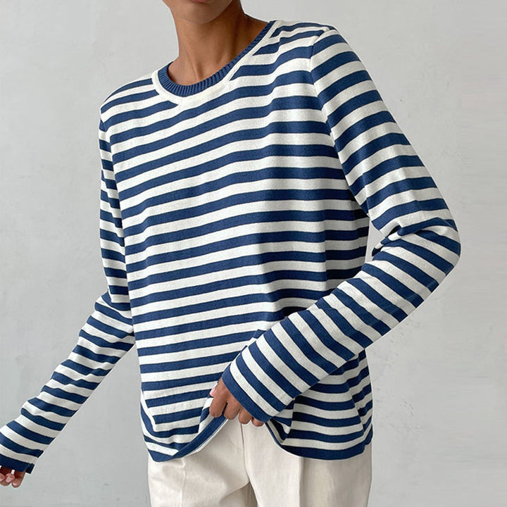 Striped Comfy Sweater for Women