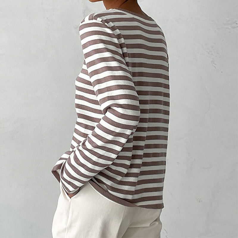 Striped Comfy Sweater for Women