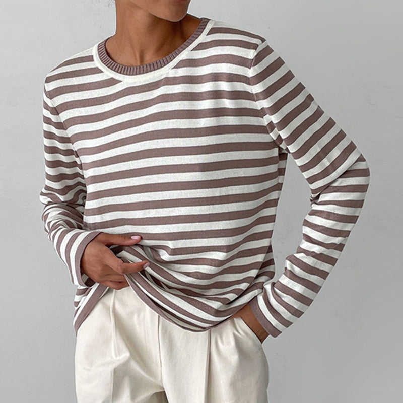 Striped Comfy Sweater for Women