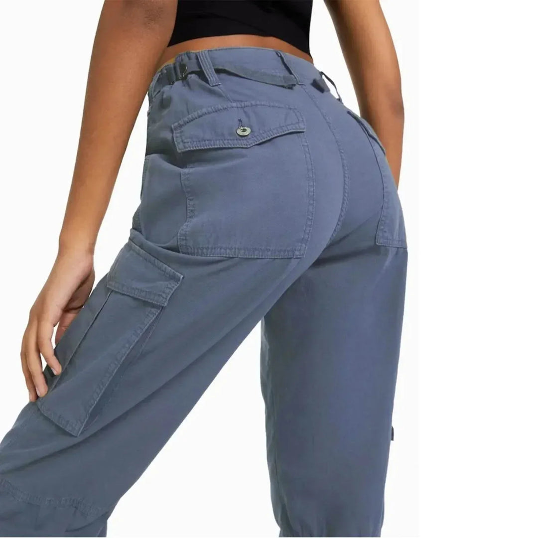 High Waist Cargo Pants for Women