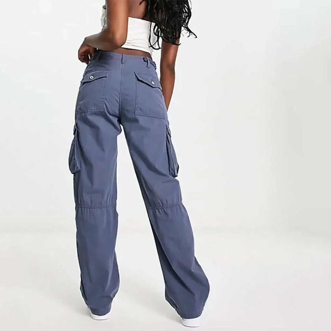 High Waist Cargo Pants for Women