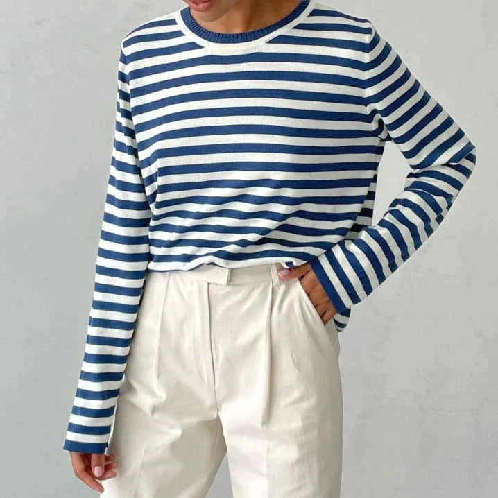 Striped Comfy Sweater for Women