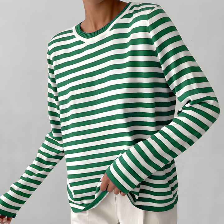 Striped Comfy Sweater for Women